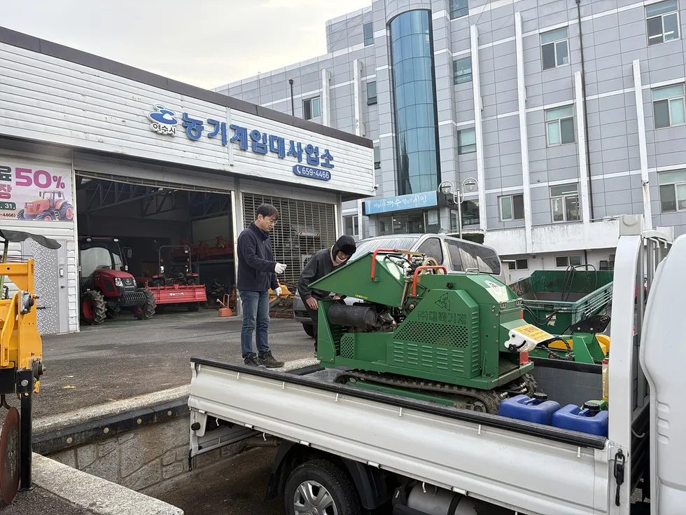 여수시, 농번기 맞아 주말·휴일에도 농기계 임대 운영