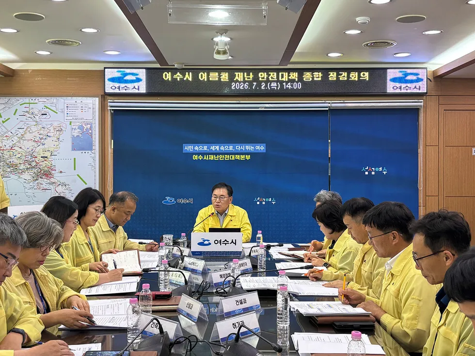 여수시, 본격적인 장마철 맞아 여름 자연재난 대응 체계 가동